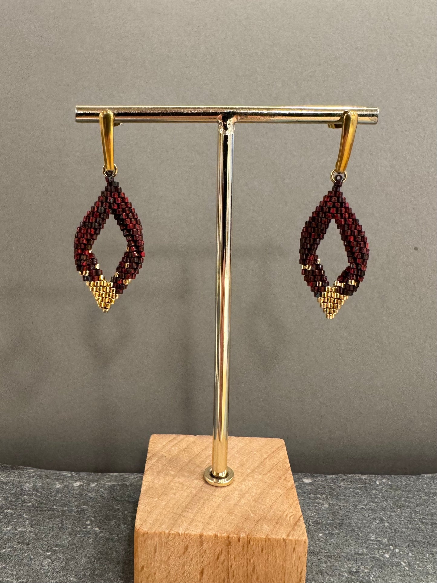 Pendientes Hoja Mediano