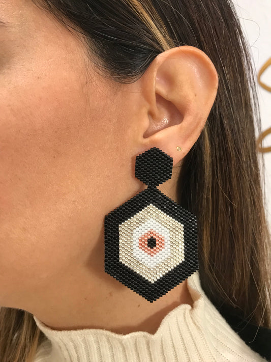 Pendientes Hexágono