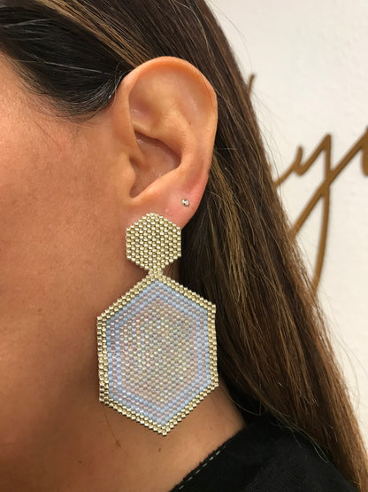 Pendientes Hexágono