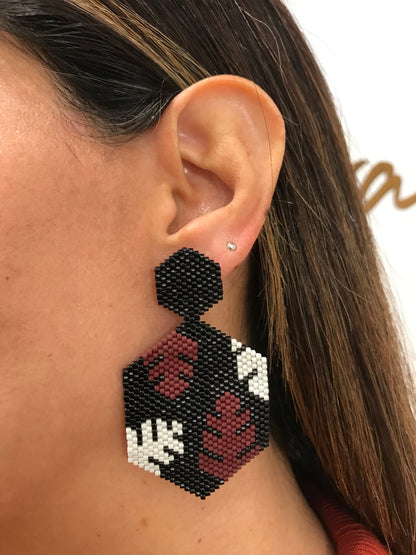 Pendientes Hexágono