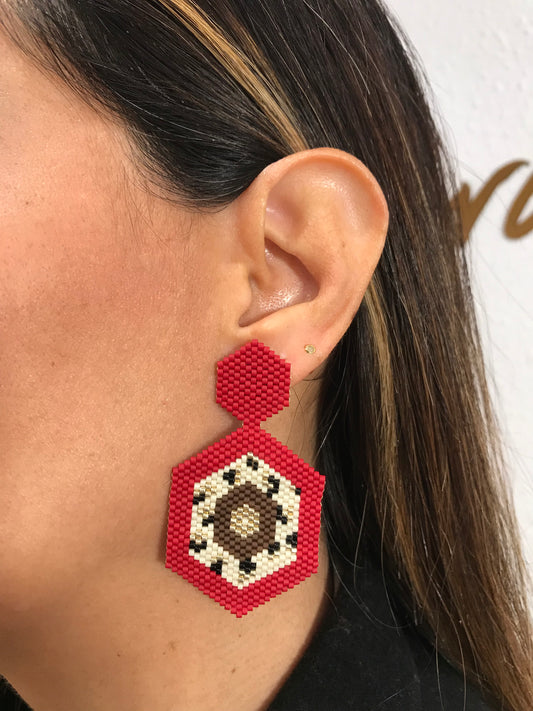 Pendientes Hexágono