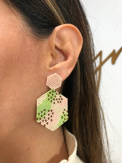 Pendientes Hexágono